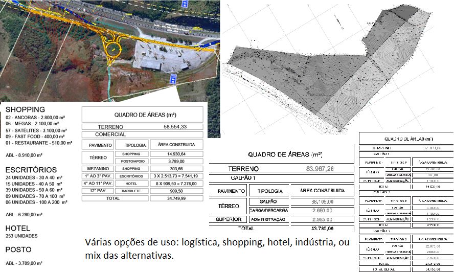 Terreno, 300.000m2 frente Castello Branco, entre Km 35 e 45. R$ 210 milhões.